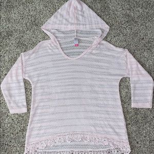 Girls light pink blouse